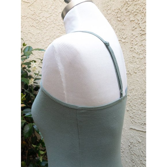 Dusty Sage Green Cami Bodycon Mini Dress - Picture 9 of 10